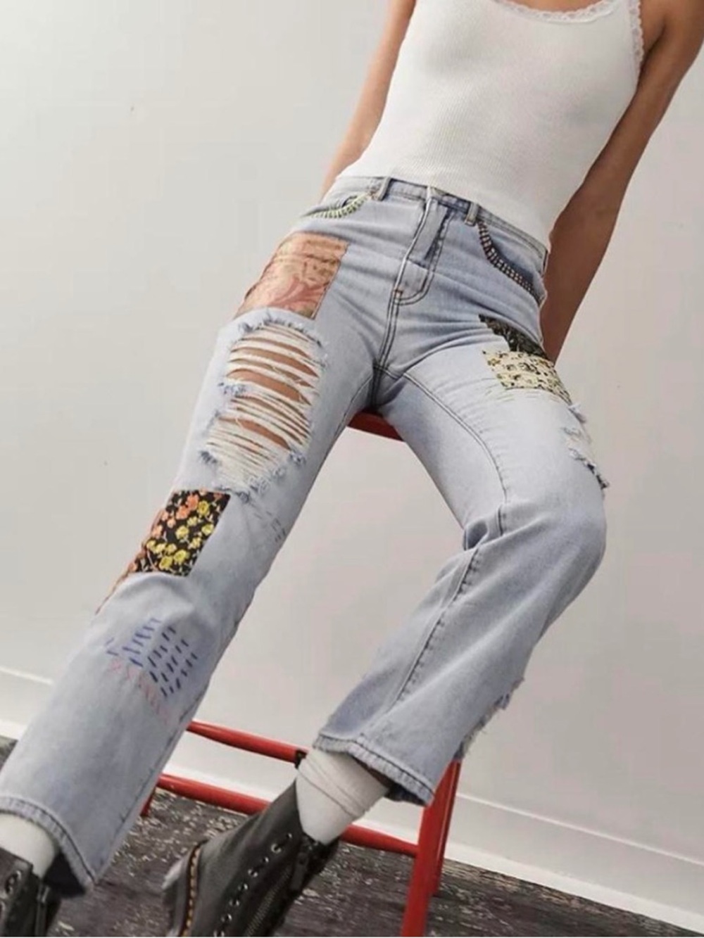 Urban Outfitters BDG High Waisted Cowboy Jeans - Picture 3 of 12